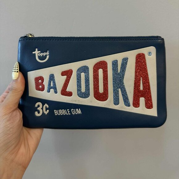 Coach Bazooka Bubble Gum Leather Wristlet - Picture 2 of 5